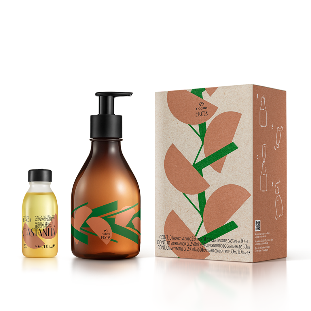 Castanha Body Lotion Concentrate (Pump 250ML + Concentrate 30ML)