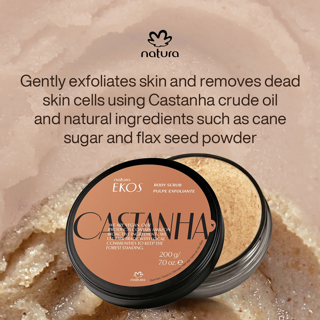 Castanha Body Scrub 200g