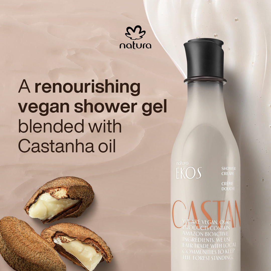 Castanha Creamy Shower Gel 195ml