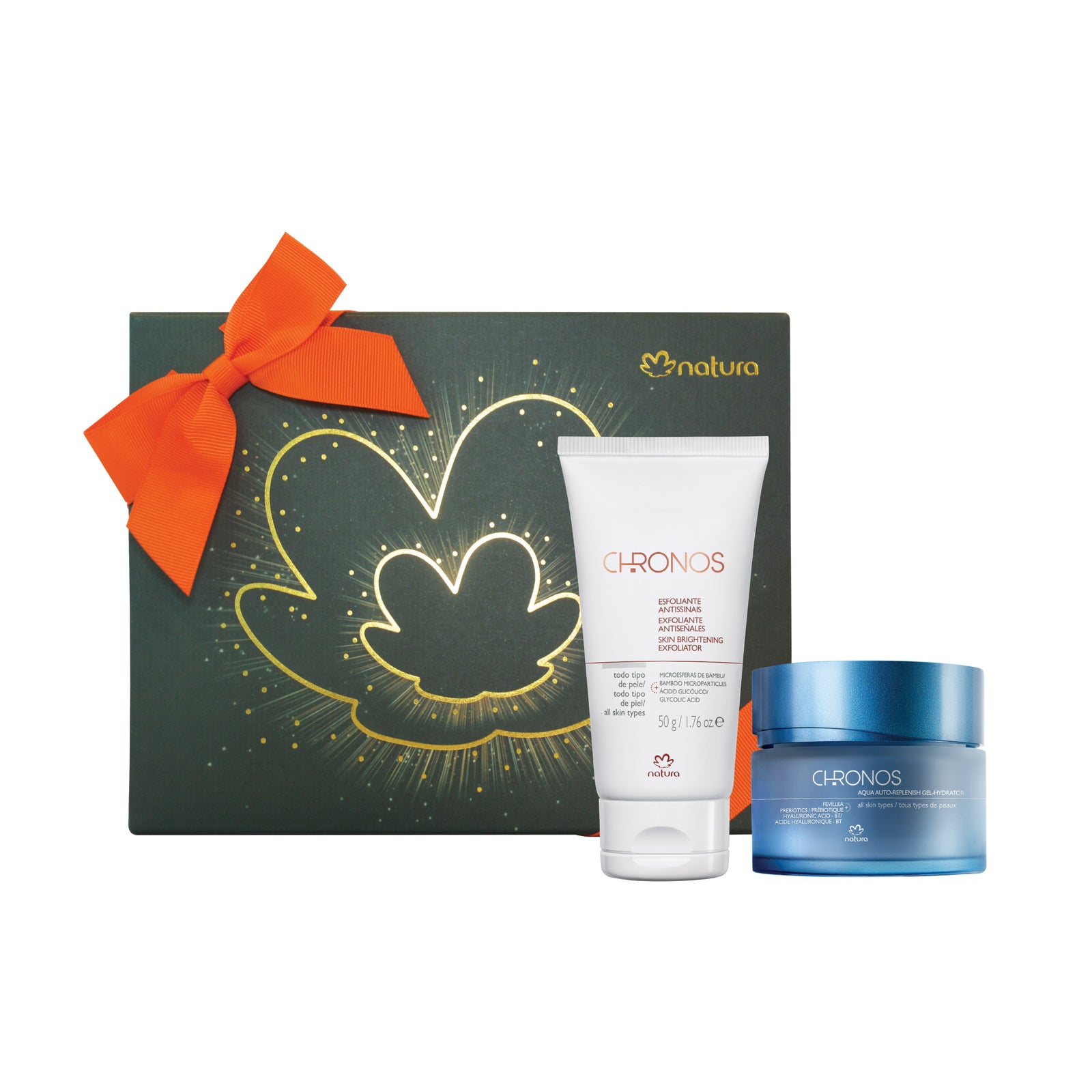 Chronos Exfoliator + Aqua Set