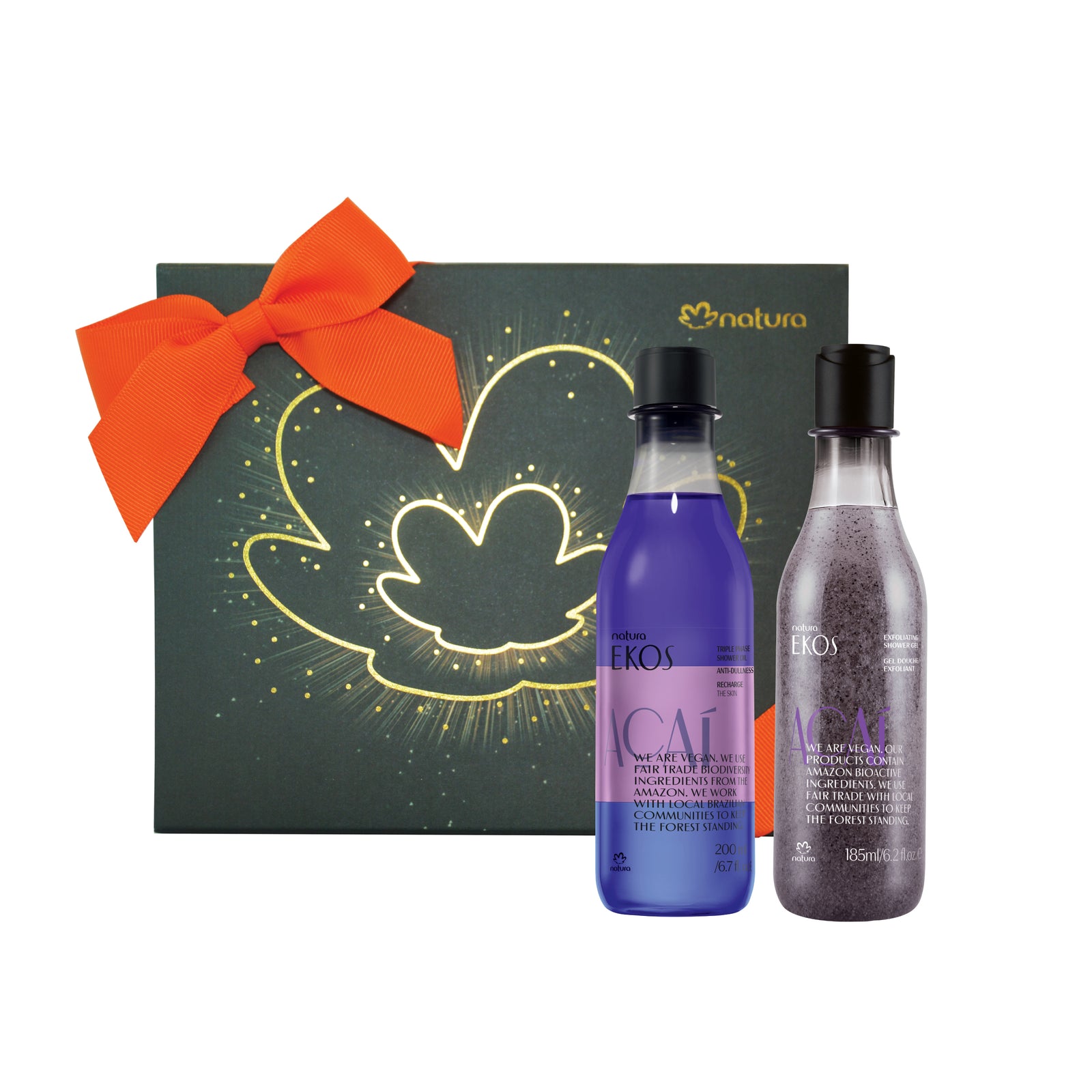 EKOS Acai Bath & Shower Set (FREE Shower Gel)