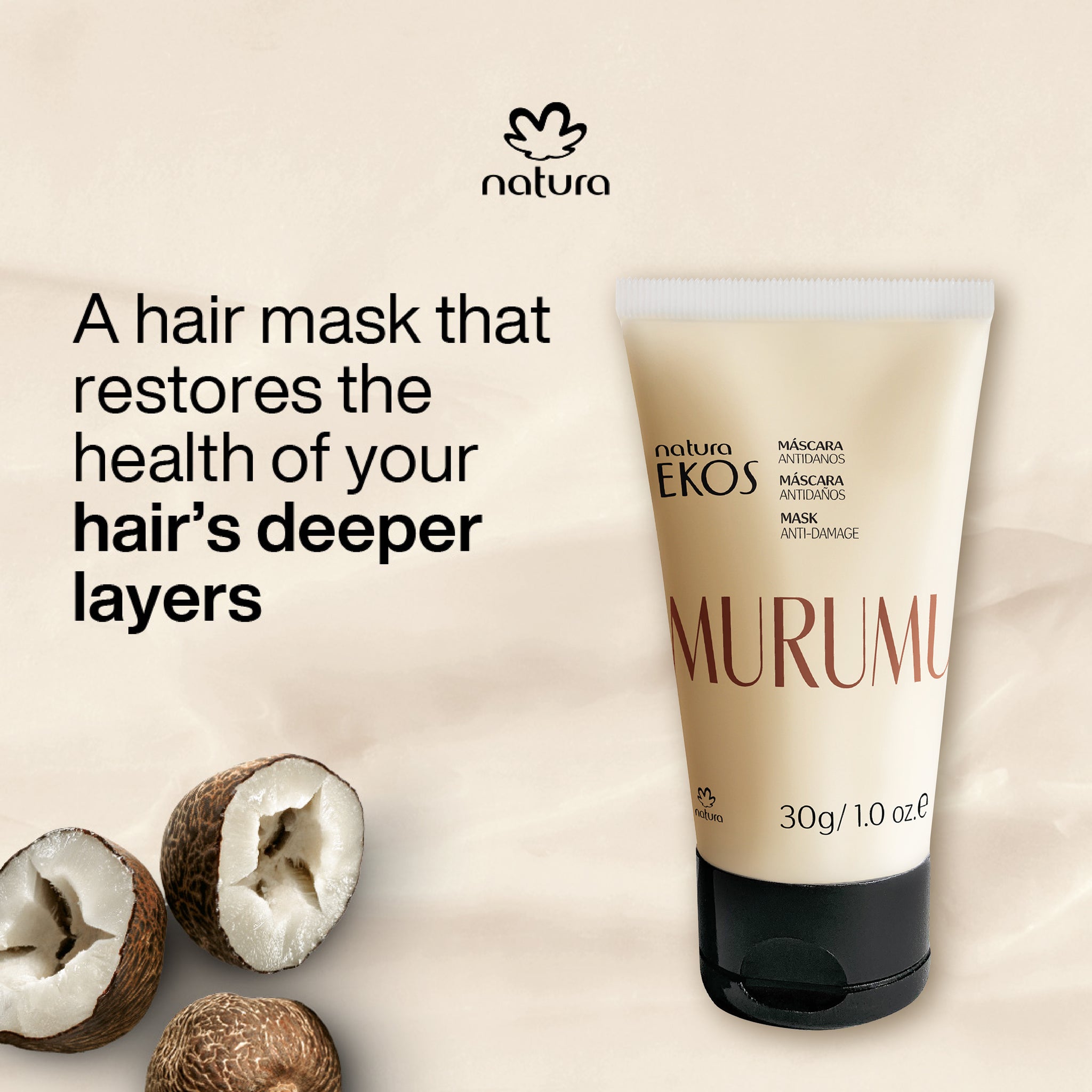 Mini Murumuru Anti-Damage Hair Mask 30g