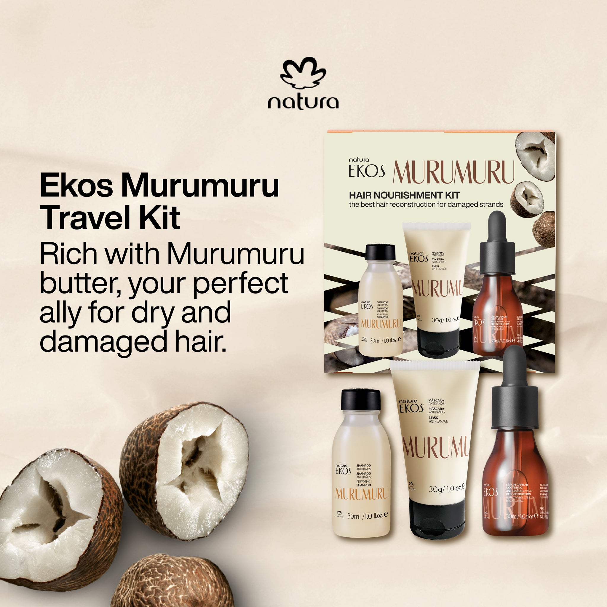 Ekos Murumuru Travel Kit